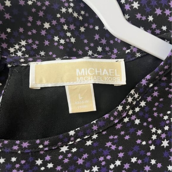 Michael Kors size large star pattern blouse. Excellent condition. - Picture 3 of 7